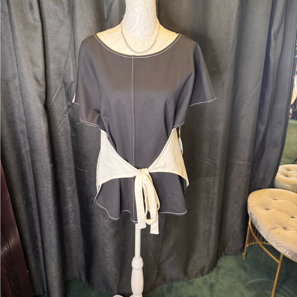 Eva Franco Black and White Blouse